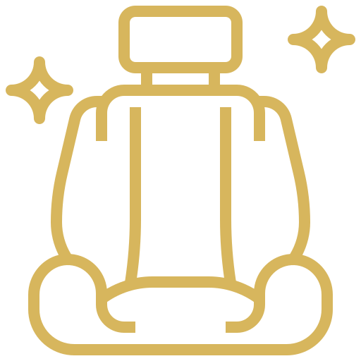 Golden robot icon with sparkles symbolizing innovation.